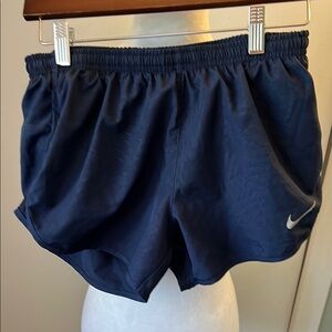 Nike Women's Navy Blue Athletic Shorts